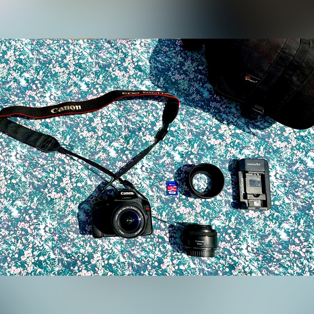 Canon EOS Rebel T2i DSLR Camera with AMAZING ACCESSORIES
